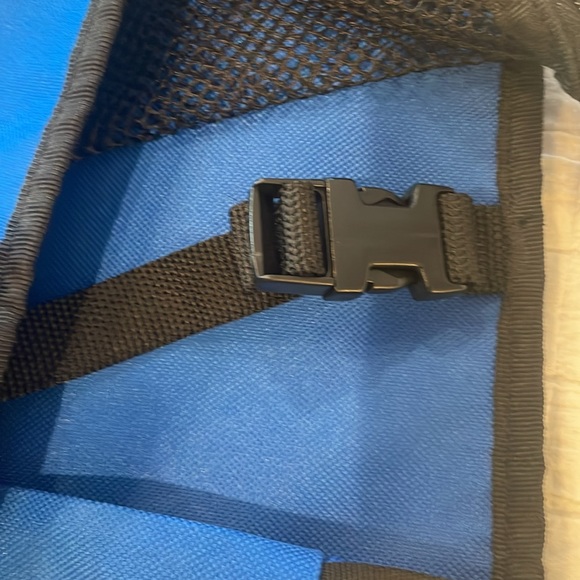 Walt Disney World Mickey Mouse saddle bag canvas tote cast members original blue - Picture 12 of 14